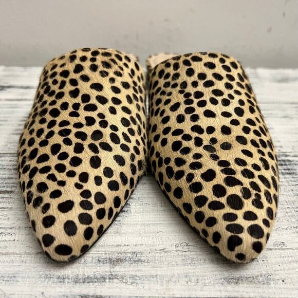 Able Local and Global Marlene Feminine Mule Flat Size 6.5M Leopard Animal Print - Picture 2 of 10